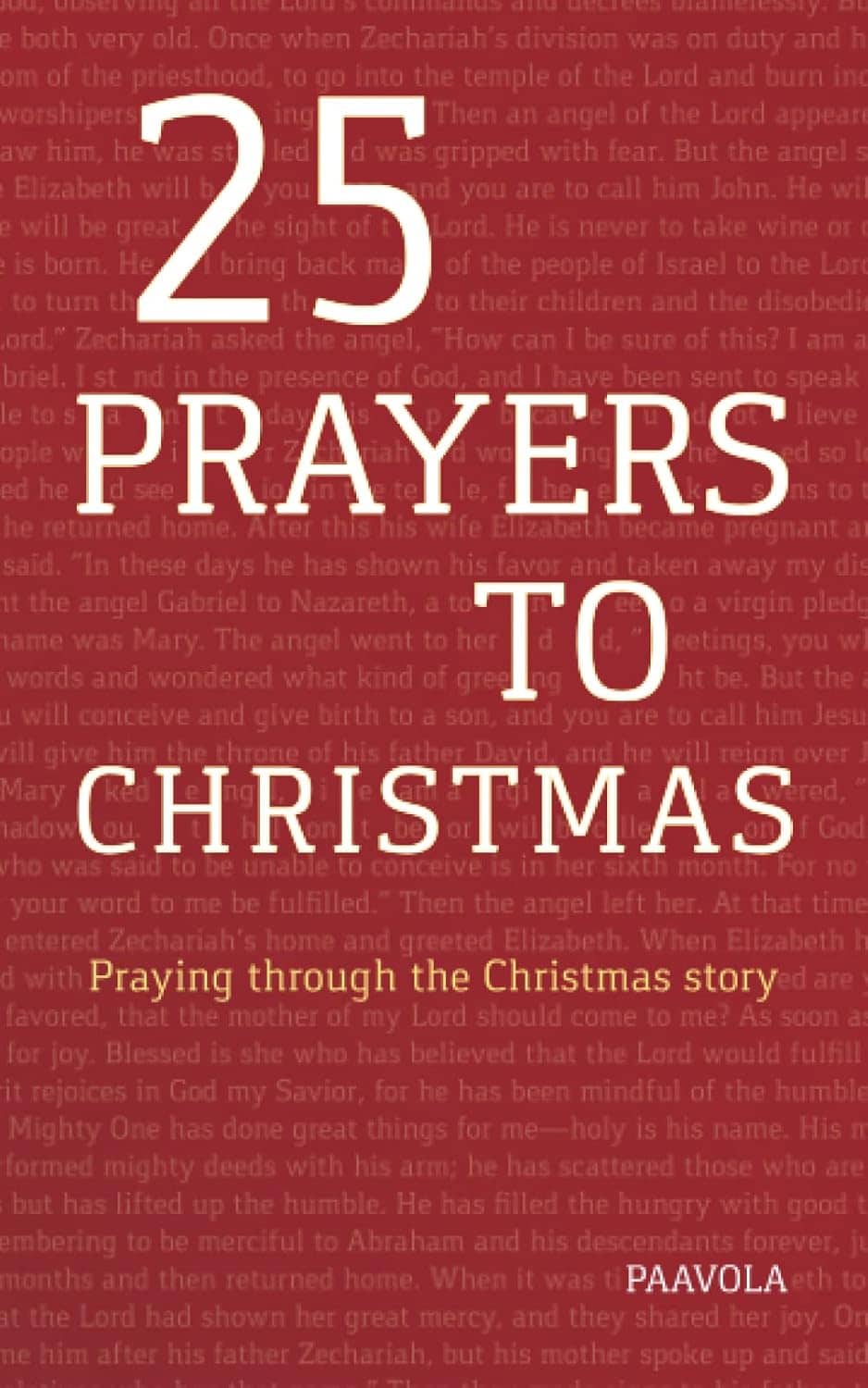 25 Prayers to Christmas – Cover