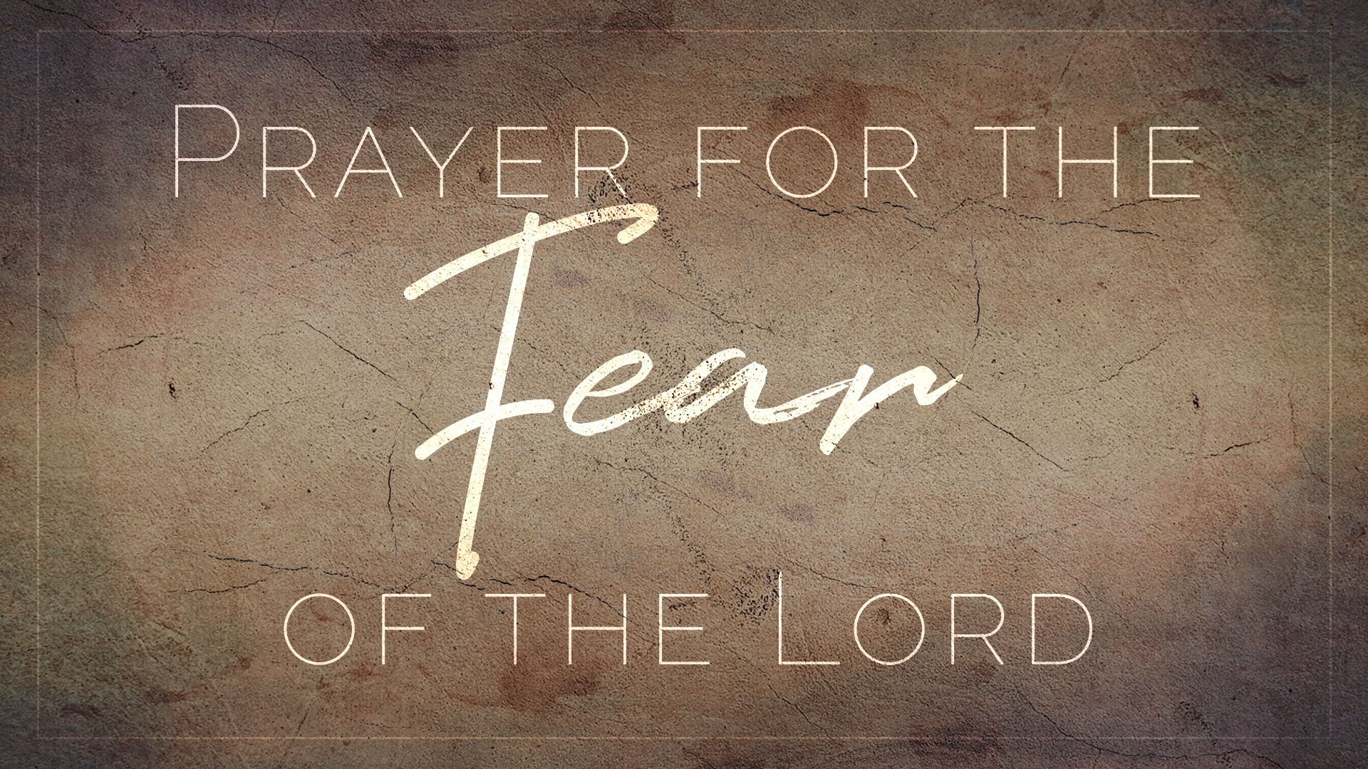 Fear of the Lord